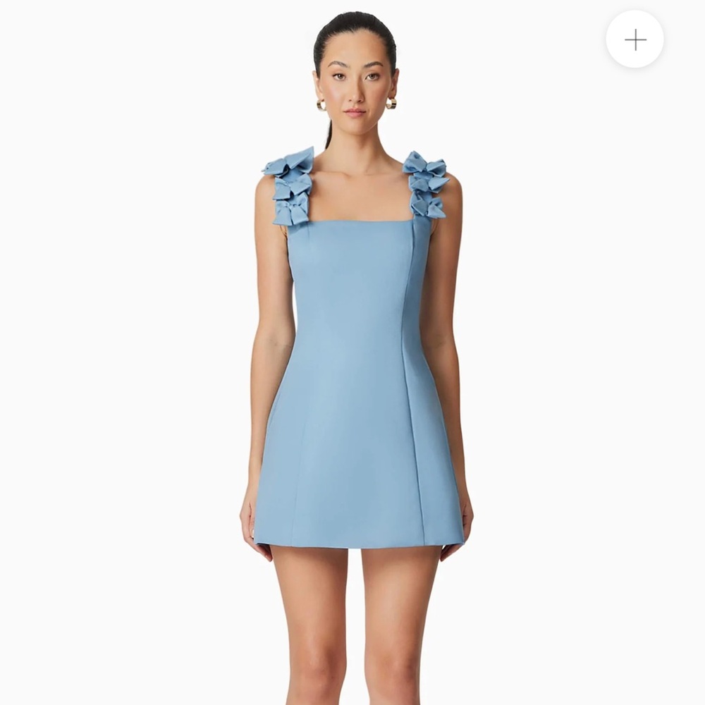 Elliatt Celia Mini Dress in Blue Size Small